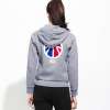VANCL凡客诚品 女士NBA拉绒连帽卫衣--NBA主题（女款）31882花灰色M