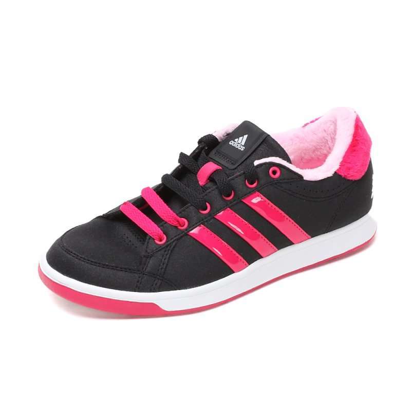 adidas阿迪达斯12年新款女子Oracle stripes W网球鞋Q22336黑色38