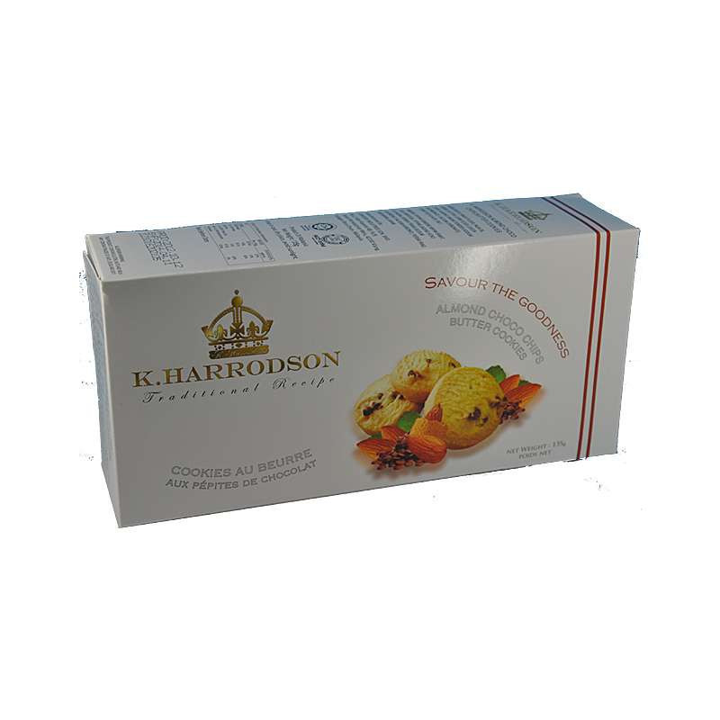 凯.哈罗森(K.HARRODSON) 奶油味曲奇饼干内含巧克力片 135g (马来西亚)
