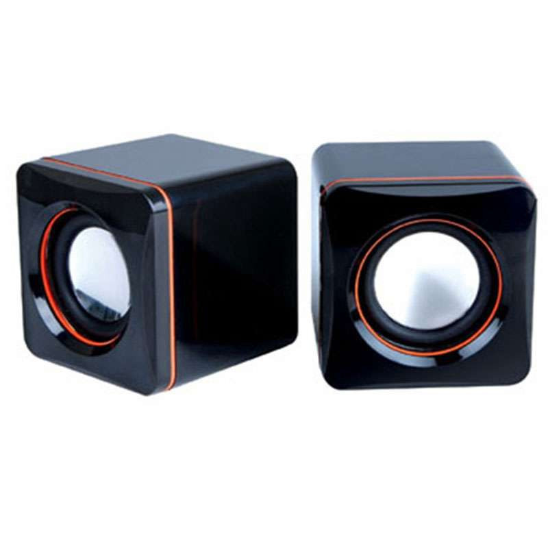 屁颠虫USB加强版低音炮笔记本便携迷你小音箱011黑色