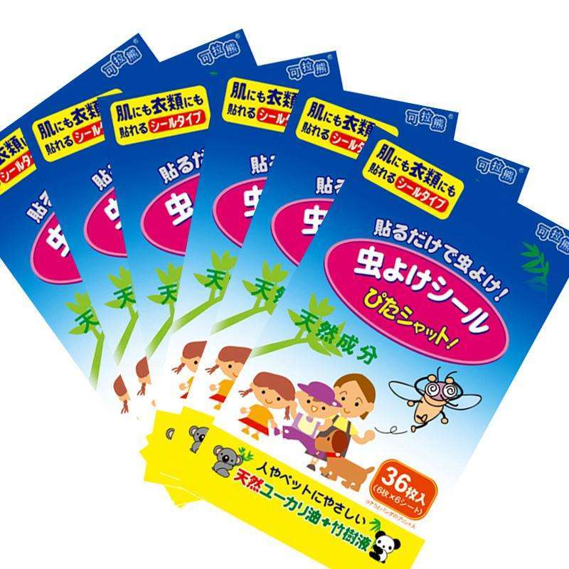 带防伪查询 可拉熊驱蚊贴 36贴*6袋装