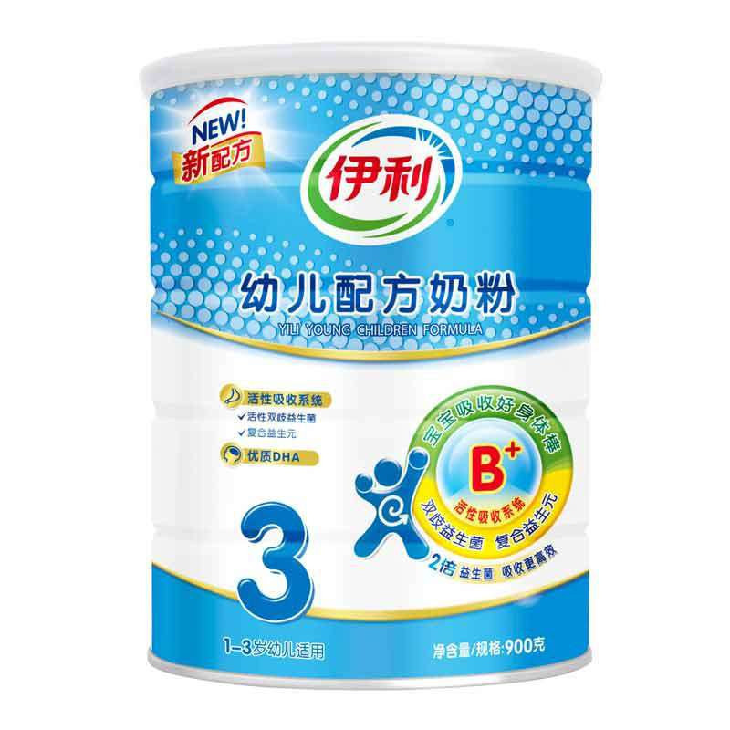 伊利赋能幼儿配方奶粉（12-36月龄，3段）900g罐