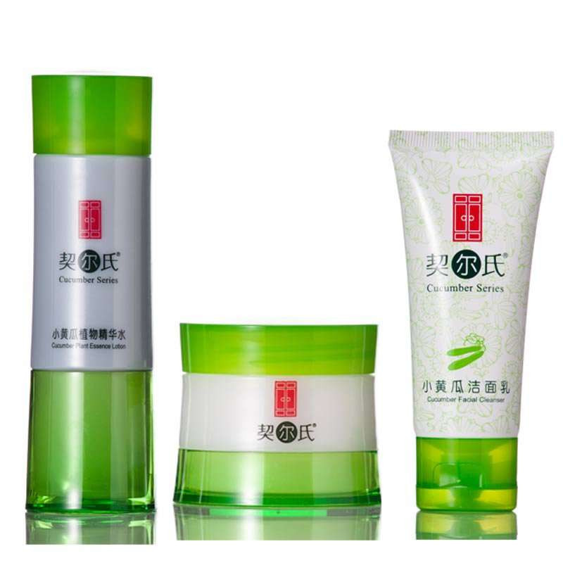 契尔氏小黄瓜滋润保湿三件套（小洁面乳50g+精华水140ml+保湿霜50g）