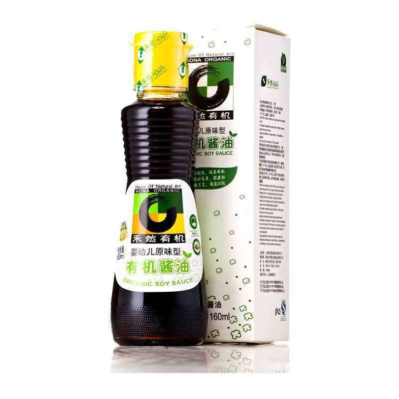 禾然亲宝有机酱油减盐型（原味）160ml
