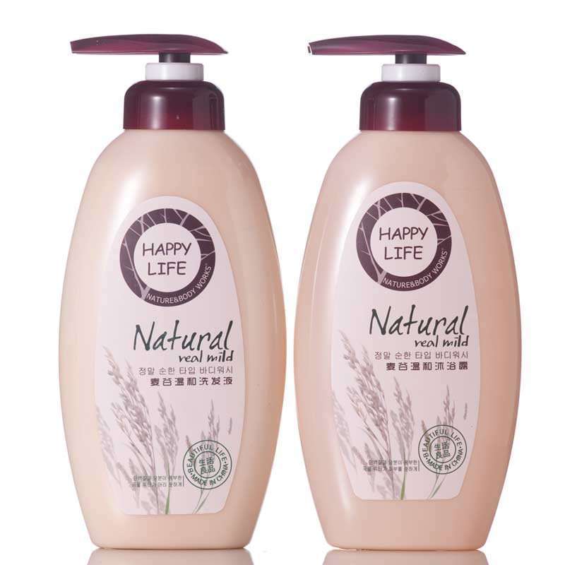 生活良品麦谷温和(洗发液500G+沐浴露500G）