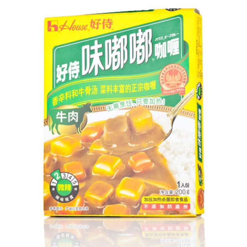 好侍味嘟嘟咖喱牛肉微辣200g