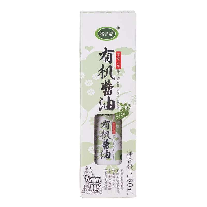缘木记有机酱油婴幼儿型（原味）180ML