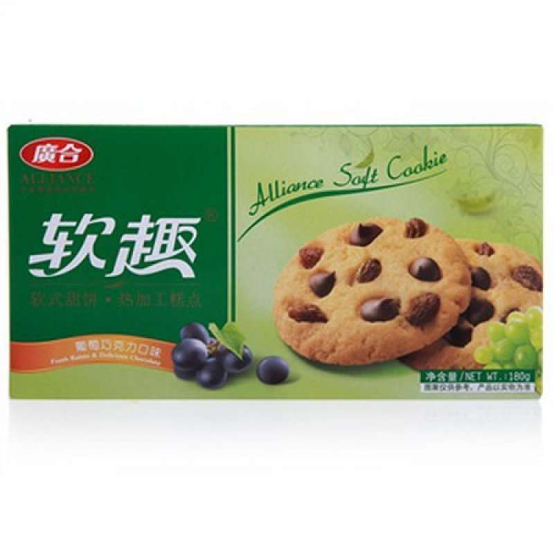 广合 软趣 燕麦水果软式甜饼（蔓越莓味）165g/盒