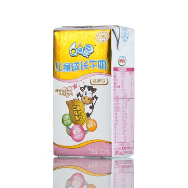 伊利QQ星儿童成长牛奶（益智型）125ml*20