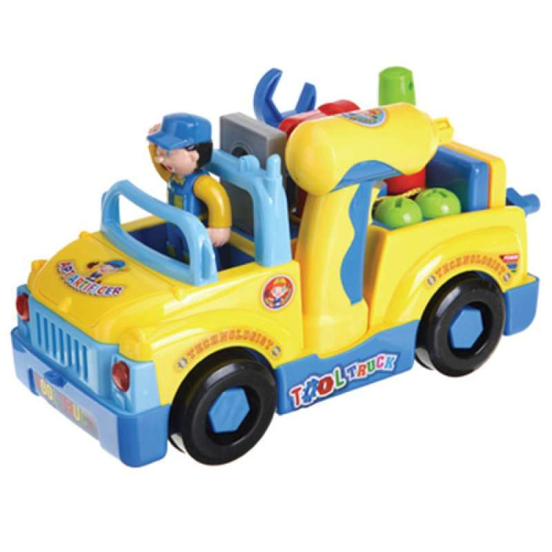 汇乐玩具（HUILE TOYS）工具卡车 789 电动可拆卸拆装儿童玩具车/螺丝母组合工程车男孩玩具 塑料