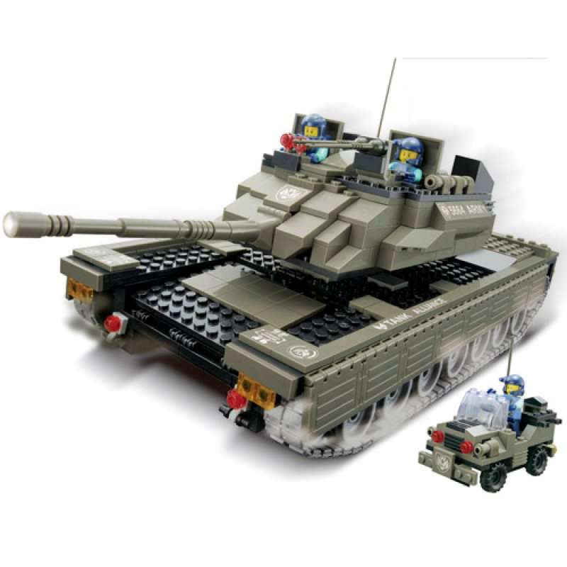 沃马智能积木金甲威龙j5664高清实拍图