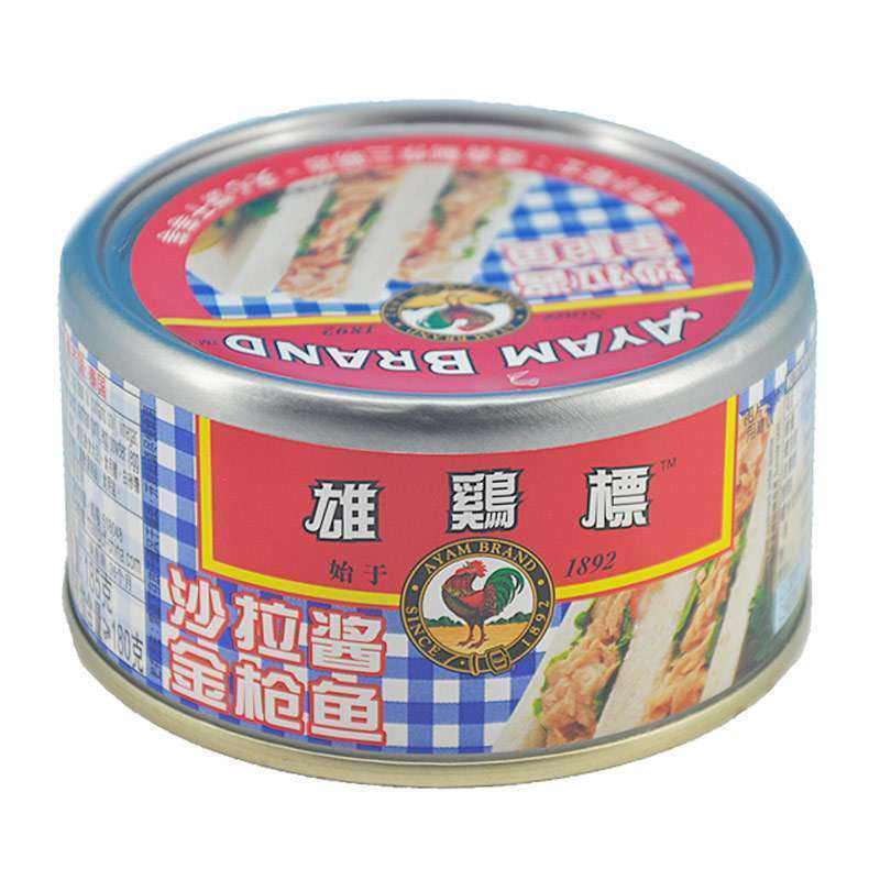 雄鸡标沙拉酱金枪鱼185g
