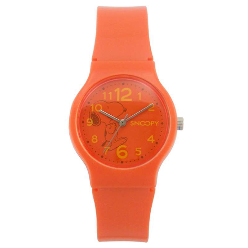 史努比SNOOPY可爱系列SNW548-2196OR（表盘橙色 表带橙色）