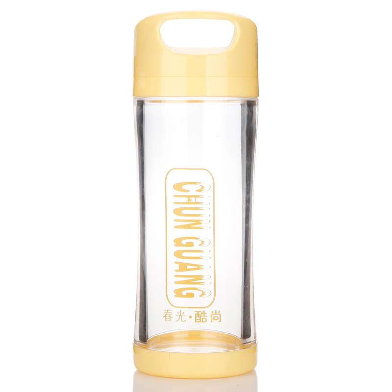 春光酷尚知心塑料杯360ML黄色CG-8801