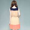 唐狮 女式  女拼色背心裙613122104410(天堂粉L)