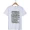 VaLS 男装时尚手工绣花字母圆领短袖T恤010300035(白色/XL)