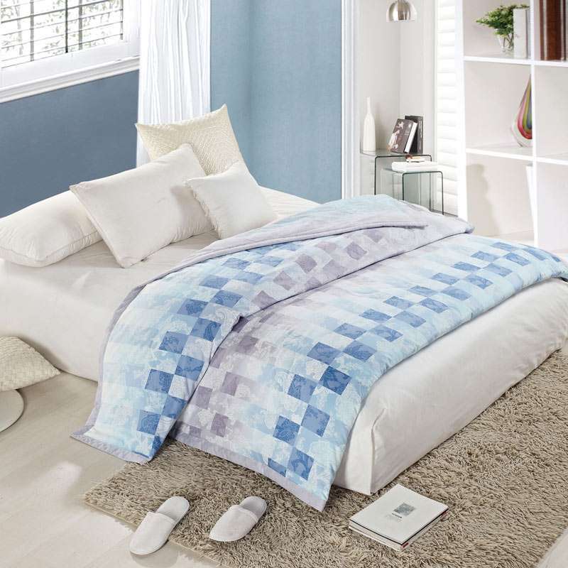 宝缦家纺蓝调雅柔双人空调夏凉被200*230CM