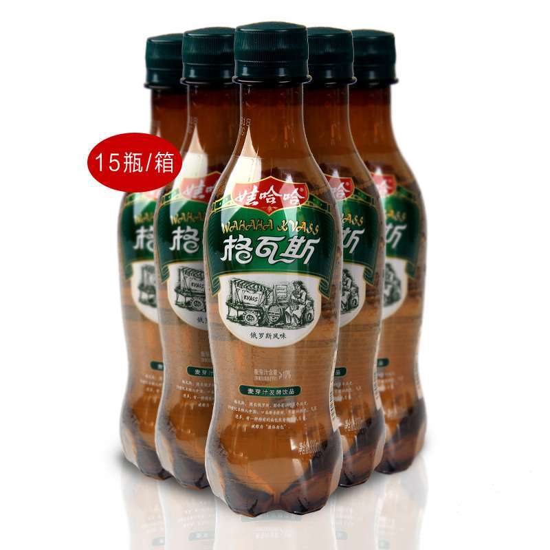 娃哈哈 格瓦斯麦芽汁发酵饮品330mL*15瓶 整箱