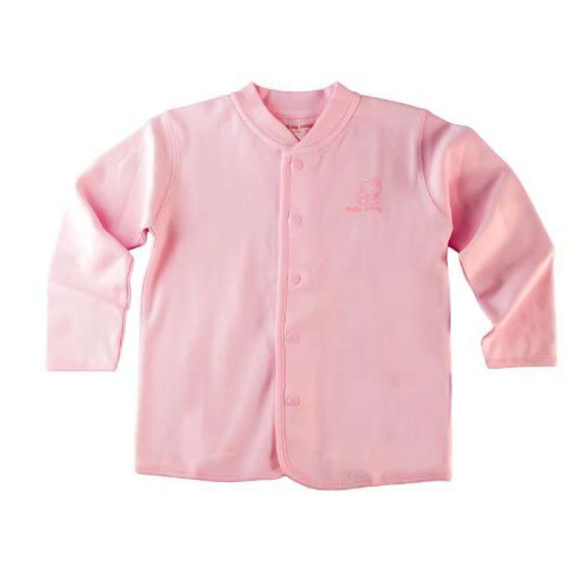 HelloKitty素色浅粉圆领开襟上衣3岁