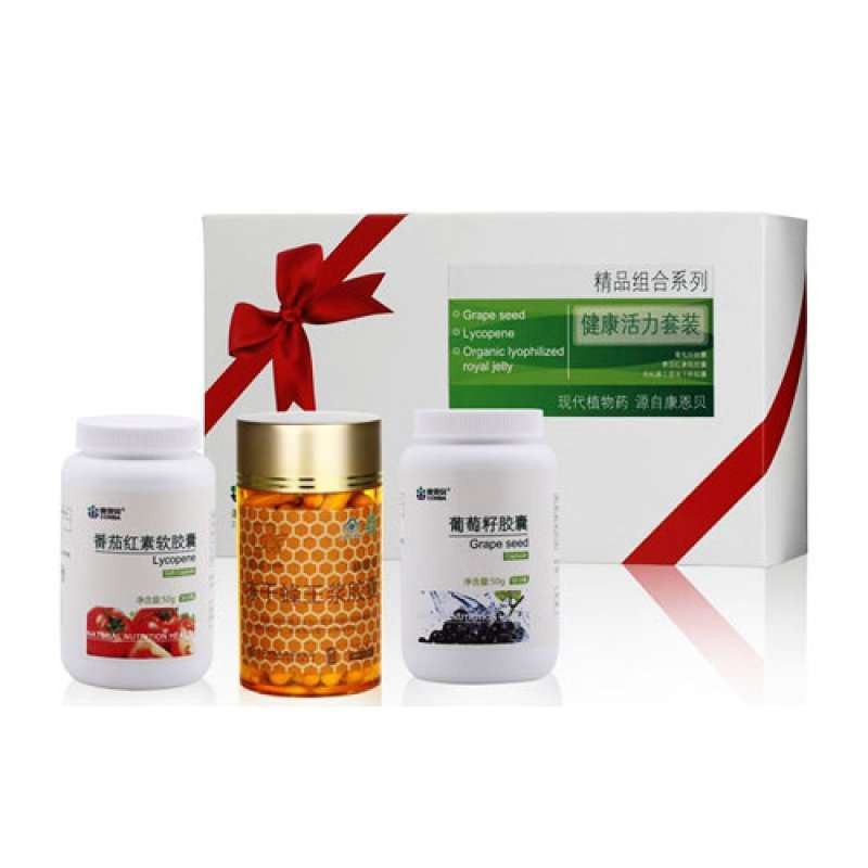 康恩贝健康活力套装（蜂王浆+葡萄籽+番茄红素）