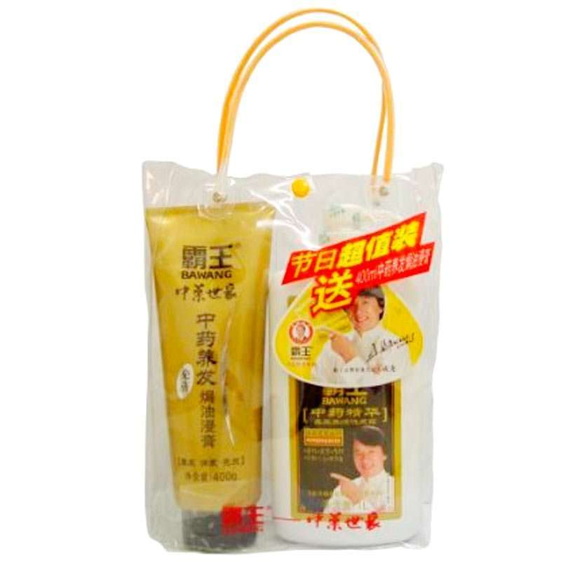 霸王中药精华乌黑柔顺洗发露1000ML