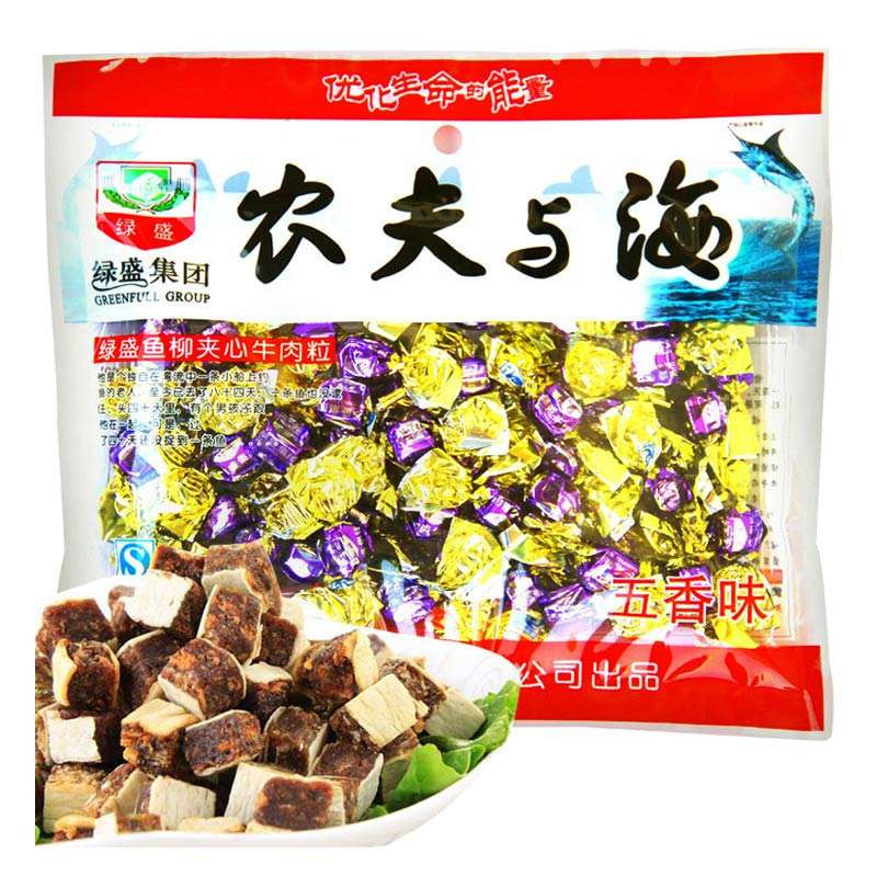 绿盛牛肉粒(五香味)75g