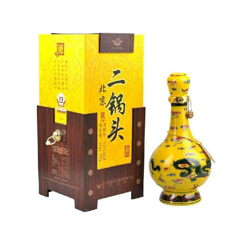 牛栏山二锅头52度经典黄龙 500ml*6瓶 整箱装 清香型白酒