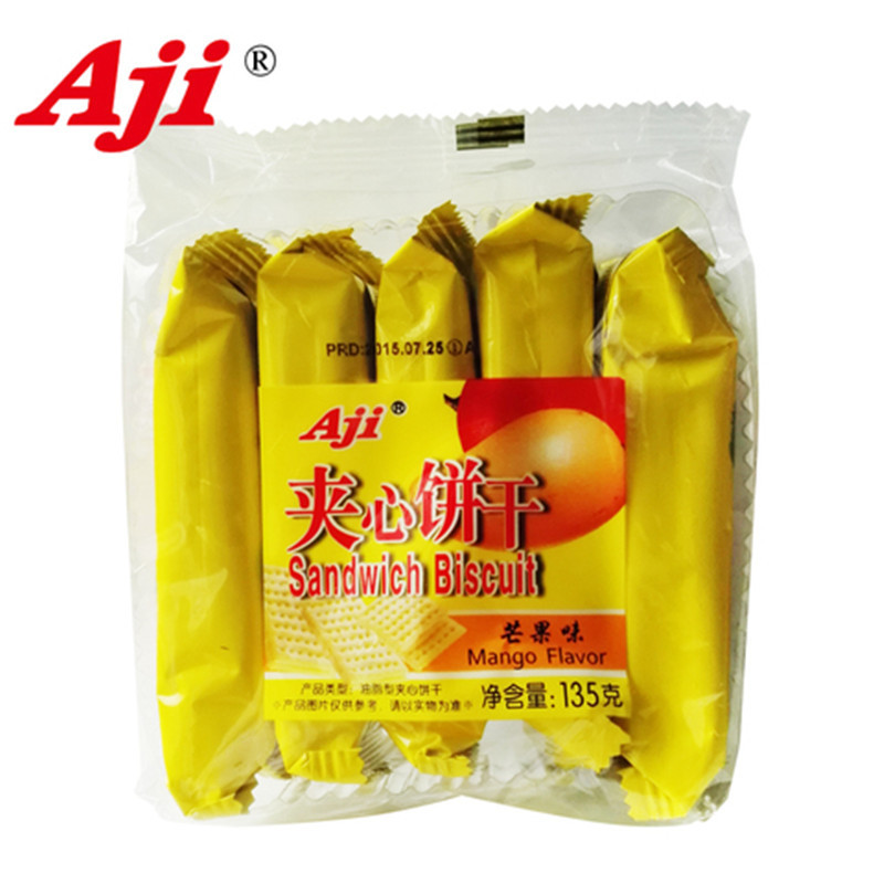 Aji芒果夾心餅（简体版）135g