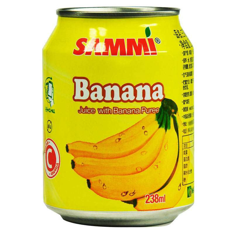 三蜜香蕉果汁饮料238ml