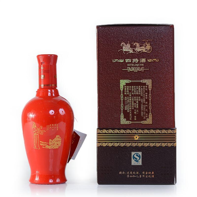 四特38度红花窖藏460ml（盒装)