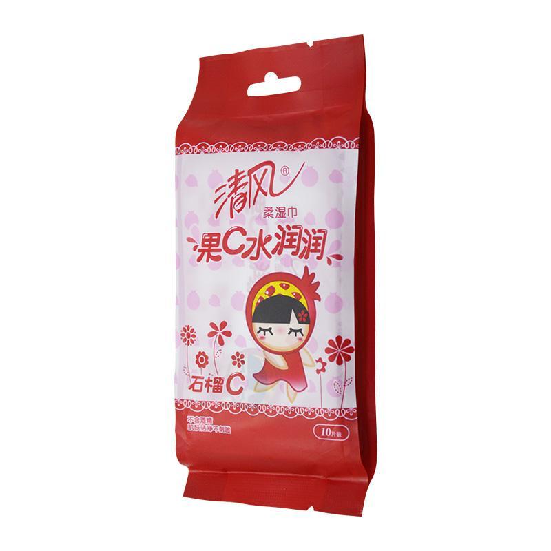清风冰雪奇缘手口湿巾(单片装)10片