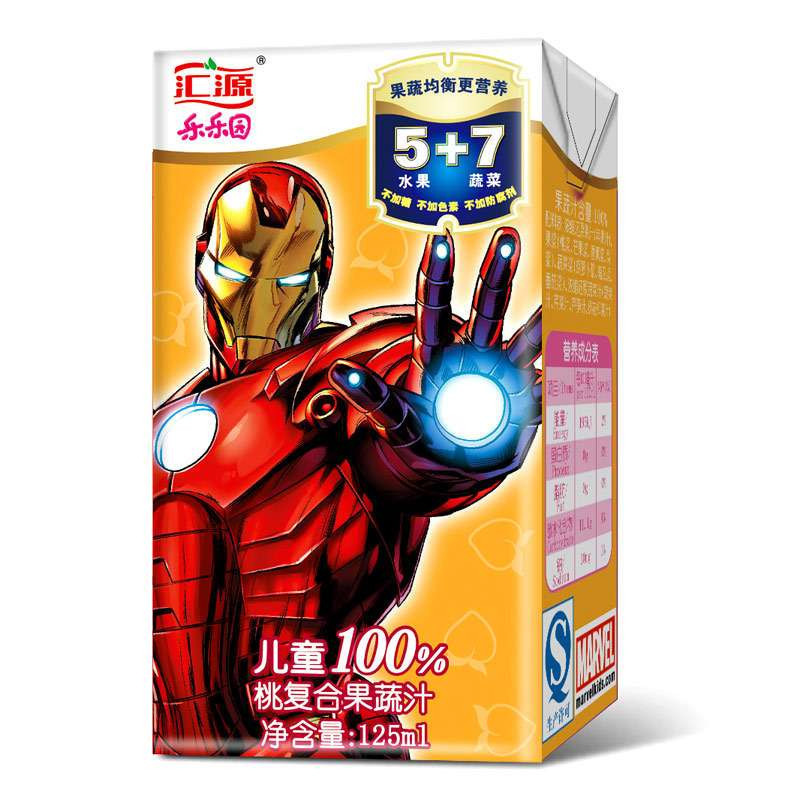 汇源儿童果蔬汁(桃混合口味)125mL*4