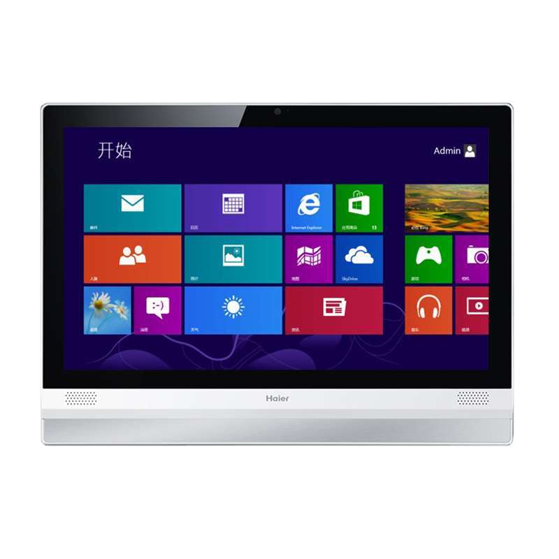 海尔(Haier) 乐趣Q8s-B206 23.6英寸 电脑一体机(2020M 4G 500G 2G 独显 Win8 白色)