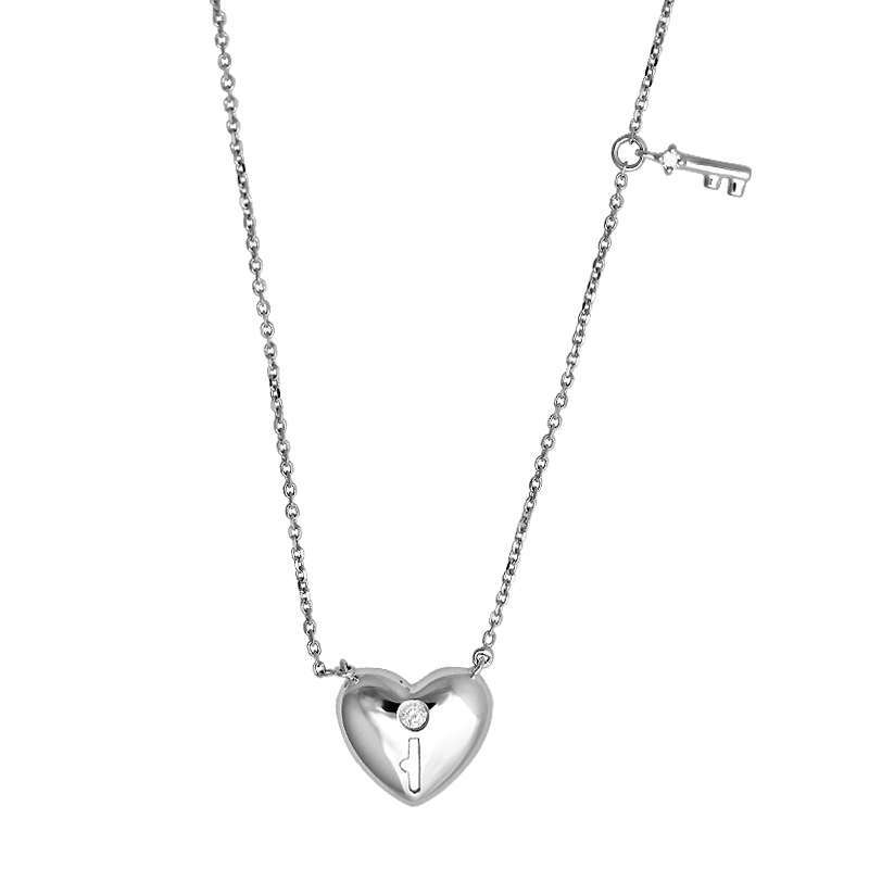 宝庆尚品 18K金钻石吊坠项链 链坠 1005796013