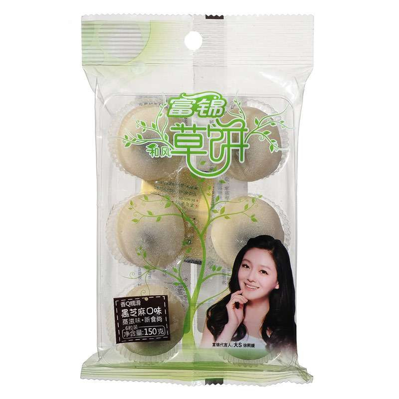 实在香和风草饼(黑芝麻)150g