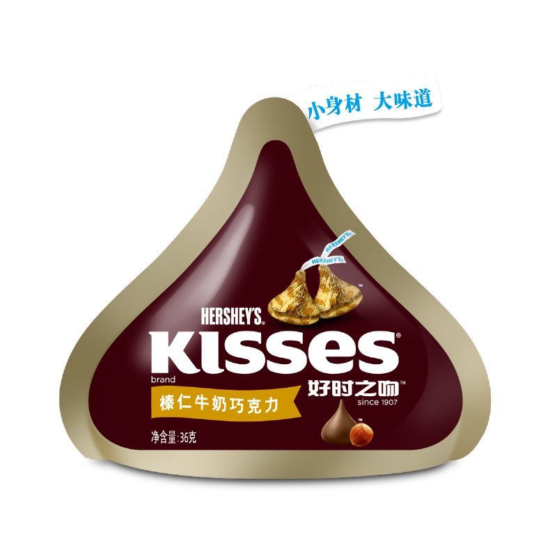 好时KISSES榛仁牛奶巧克力36g