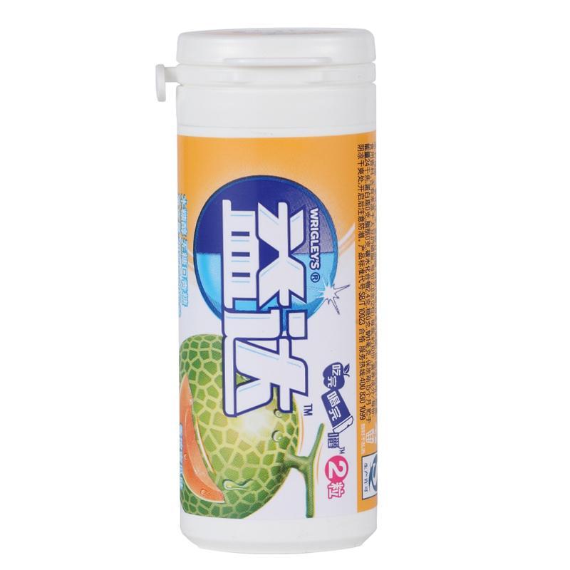 益达木糖醇香浓蜜瓜味20粒瓶装