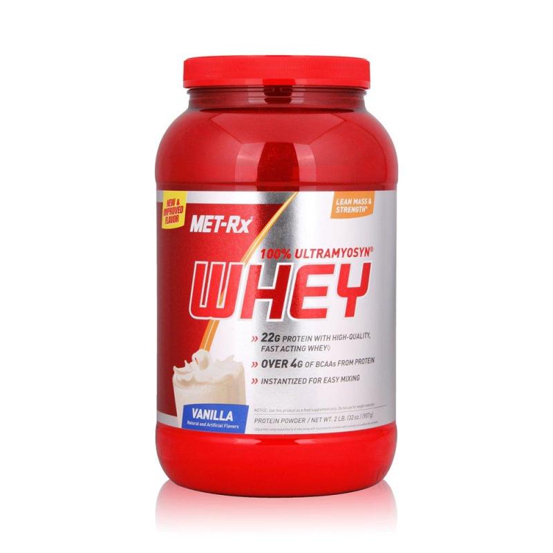 美瑞克斯Ultramyosyn乳清蛋白粉增键肌粉蛋白质粉美国进口 香草口味（胶瓶907克）