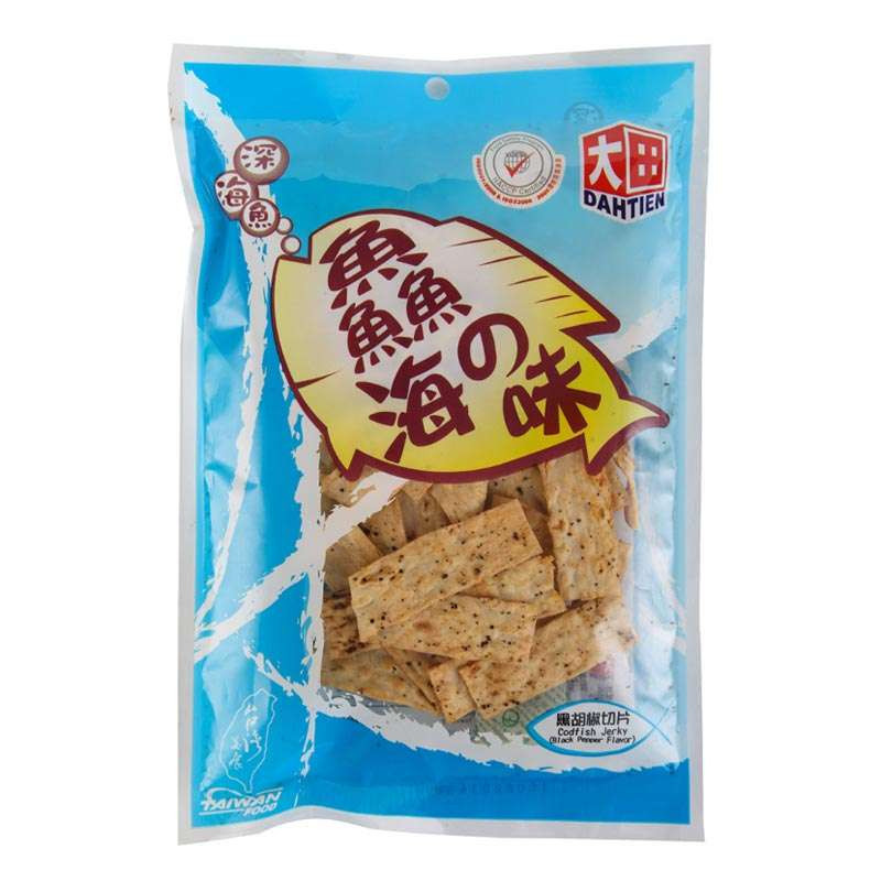 大田鳕鱼切片－黑胡椒味 40g／袋