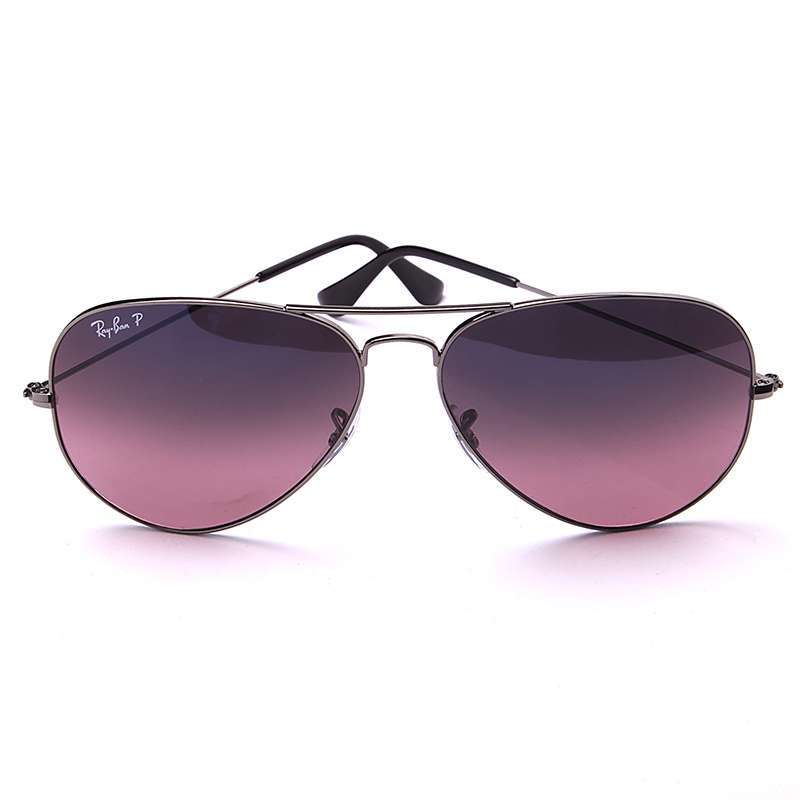 雷朋（Ray-Ban）RB3025 004/77 58mm 金属镜架紫色偏光太阳镜
