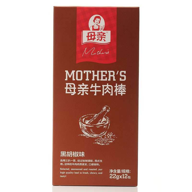 养生堂 母亲牛肉棒黑胡椒味264g