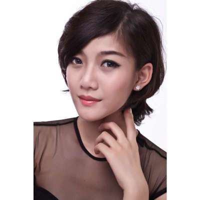 anytime 925纯银镶瑞士钻石梅花星型防过敏耳钉女et23144