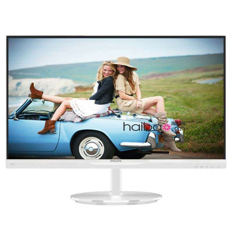 飞利浦224e5qsw 21.5英寸ips面板窄边框白色液晶显示器