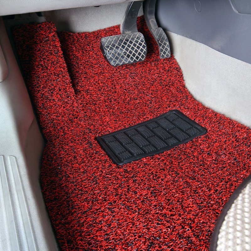 Karcle卡客 丝圈脚垫专车专用汽车脚垫 （下单后有客服联系确认车型+颜色）红黑色