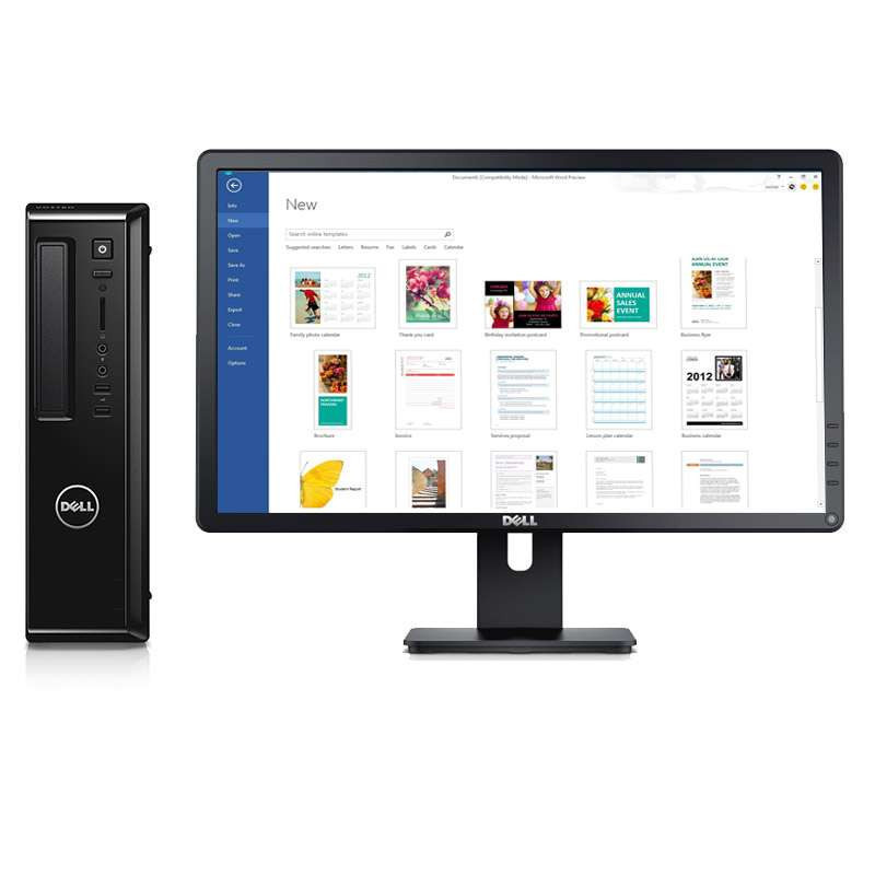 戴尔(DELL) 3800-R1326B 21.5英寸 台式电脑(I3-4130 4G 500G 共享系统内存 集显 Linux 黑色)
