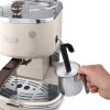 德龙(DeLonghi) ECO310（奶油白）泵压式咖啡机 家用商用意式半自动咖啡机 不锈钢锅炉 独立蒸汽系统