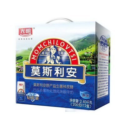 【光明乳製品 】光明 莫斯利安 酸牛奶 200ml*12盒