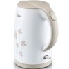 美的（Midea）WH517E2B 精确控温、双层隔热1.7L/1.7升无缝全钢电热水瓶电水壶 白色
