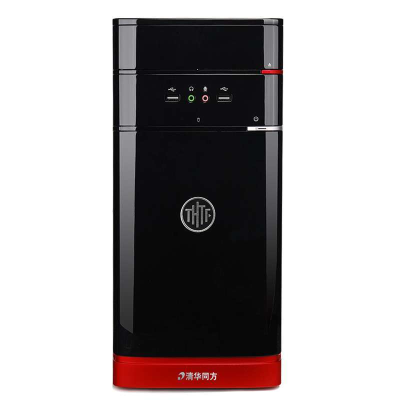 清华同方 真爱Y880-BI01 台式主机(I5-4440 8G 500G 2G 独显 DOS 黑色)