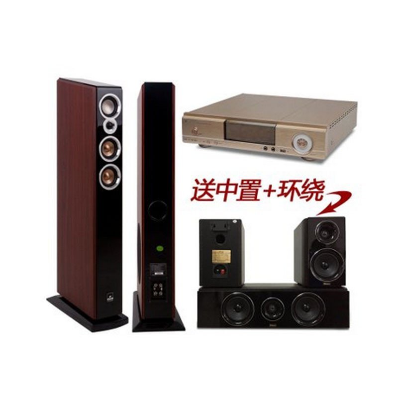 Sansui/山水 F60主音箱配山水UX600C功放套装6.1家庭影院音响